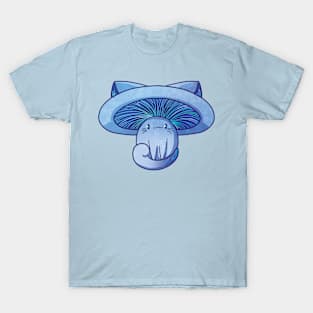 Mushroom Cat - Indigo Milk Cap T-Shirt